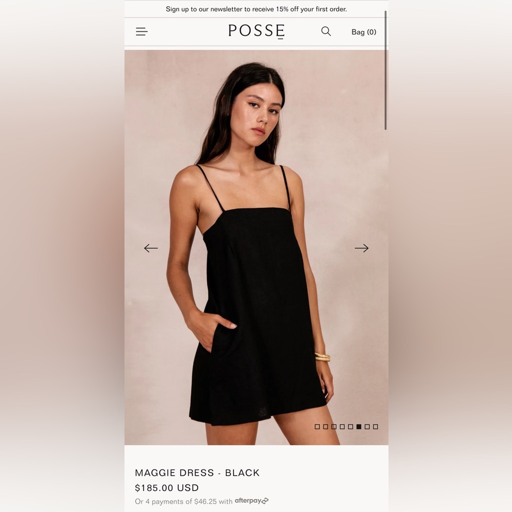 Posse linen dress